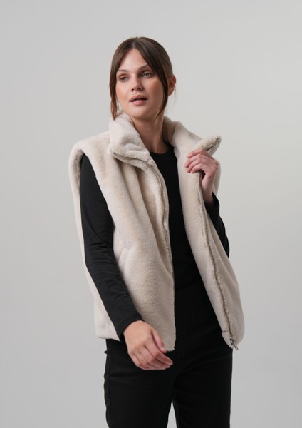 Nur Kadın Yelek Kadın Rabbit Yelen modelleri