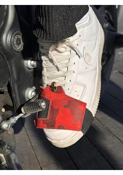Mtn MAK77 Motosiklet Ayakkabı Koruma Pedleri,motorcycle Shoe Protector,motosiklet Deri AKSESUAR,%100 Doğal Deriden Üretilmektedir.
