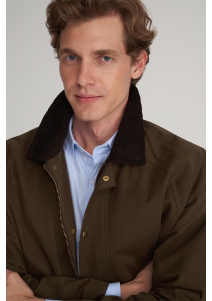 Çetinkaya Mentality 7924 Erkek Gömlek Yaka Regular Mont Haki modelleri