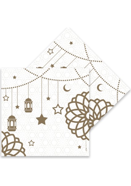 Ramazan Şekilli Peçete 33X33 16LI