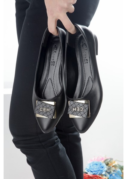 Klasik Şık Sivri Burun Kadın Babet modelleri