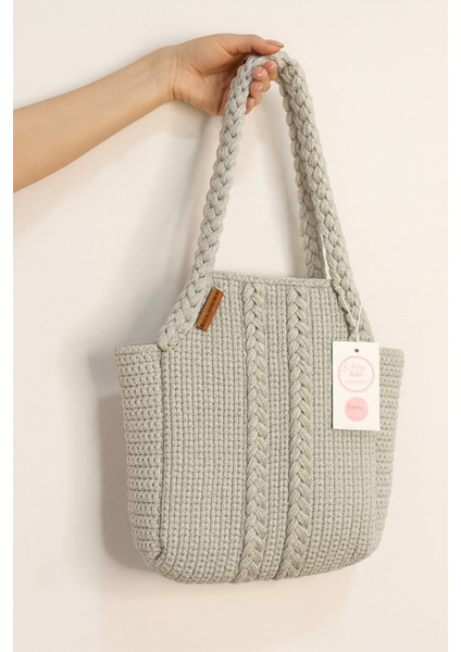 Florina Örgü Geniş Kapasiteli Kol Çantası