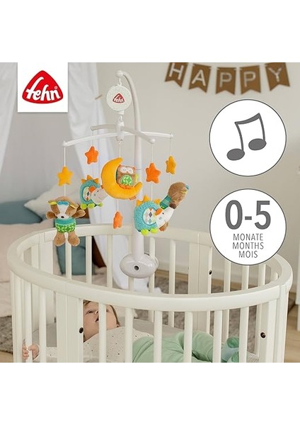 Müzik Mobil Orman - Orman Hayvanları ile Bebek Uyku Yardımı - Bebek Mobil Müzik Kutusu Melodi - 0-5 Ay Arası Bebekler Için Müzik Mobil Bebek Yatağı Oyuncak fiyatları