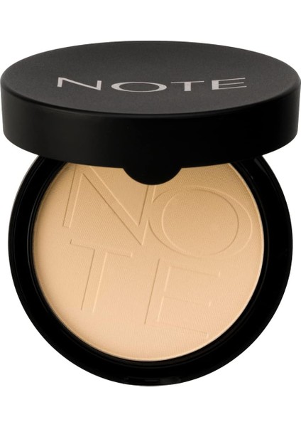 Note Luminous Silk Compact Powder 02 Natural Beige Mat Bitişli Toz Yüz Pudrası Natural Beige