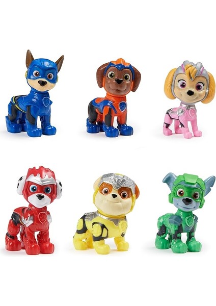 Patrol: Süper Film, 6 Süper Kahraman Oyun Figürlü Hediye Seti, 3 Yaşından Büyük Çocuklar Için Uygun Oyuncak