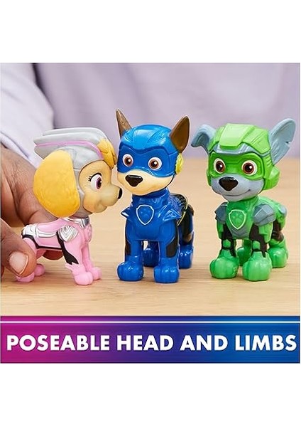 Patrol: Süper Film, 6 Süper Kahraman Oyun Figürlü Hediye Seti, 3 Yaşından Büyük Çocuklar Için Uygun Oyuncak indirimleri