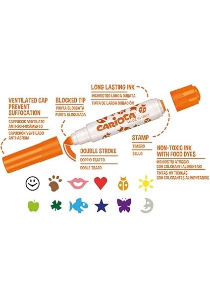 Stamperello Yıkanabilir Keçeli Boya Kalemi 6'lı fiyatları