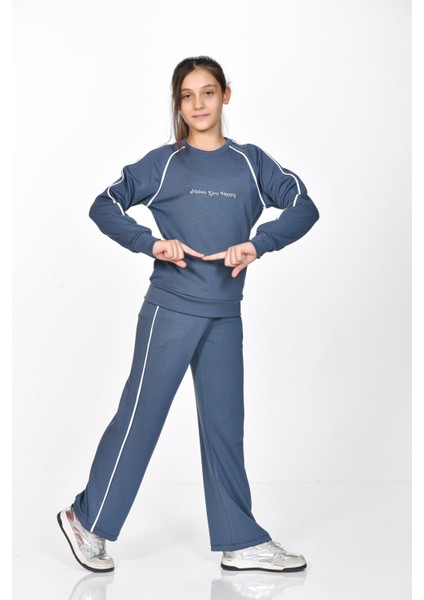 Liora Kız Çocuk Eşofman Takımı Mavi fırsatları