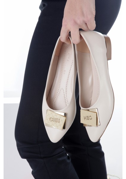 Klasik Şık Sivri Burun Kadın Babet modelleri