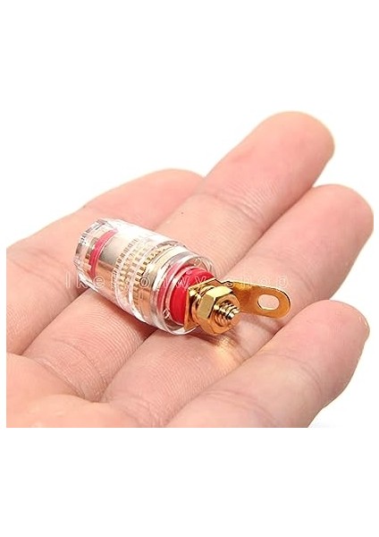 4 mm Wiring Board Clip Hoparlör Terminal Fiş Muz Fiş Prizi Kutup Kelepçesi Hoparlör Bağlantısı Duvar Plakası Için (8 Adet) indirimleri