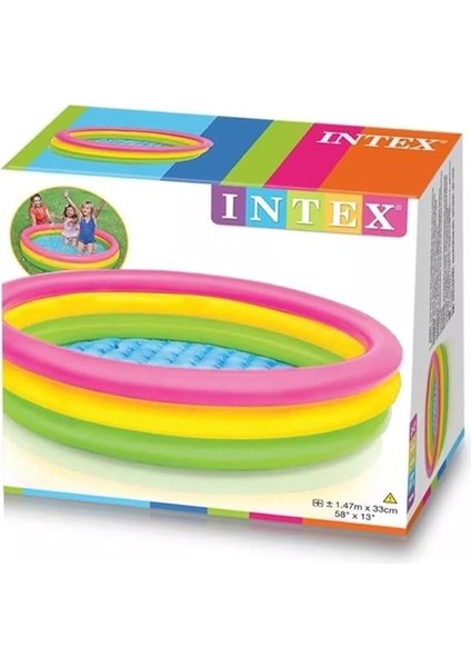 3 Boğumlu Şişme Sunset Çocuk Havuzu fırsatları