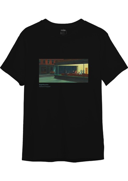 Nighthawks Tişört - Siyah