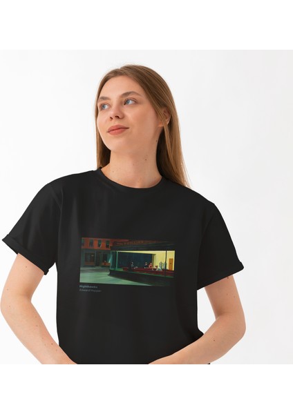 Nighthawks Tişört - Siyah fiyatları