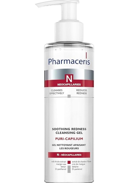 Irena Eris Pharmaceris Puri Capilium Soothing Rednees Cleansing Gel Temizleme Jeli (190 Ml)