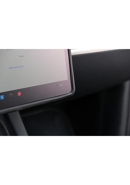 Tesla Model Y ile Uyumlu Ekran Koruyucu Silikon Çerçeve (Siyah) fiyatları