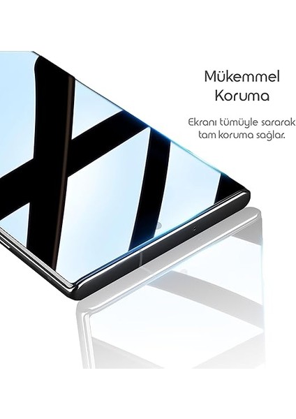 Samsung Galaxy S24 Ultra Için Kolay Kurulum Ekran Koruyucu Otomatik Toz Toplayan Hava Kabarcığı Bırakmayan Dokunmatiği ve Görüntü Kalitesini Etkilemeyen Ekranı Tam Kaplayan Cam Koruyucu indirimleri