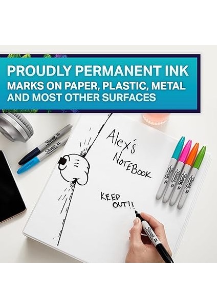 Fine Permanent Markör 18LI Kutu- Balık fırsatları