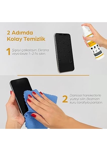 Since 2003 LCD Ekran Temizleme Seti – 250 ml Sprey + Özel Mikrofiber Bez | Bilgisayar, Laptop, Tablet, Tv, Telefon, Yazıcı, Kamera & Gözlük Için Antistatik, Çizmez ve Parlatıcı fırsatları