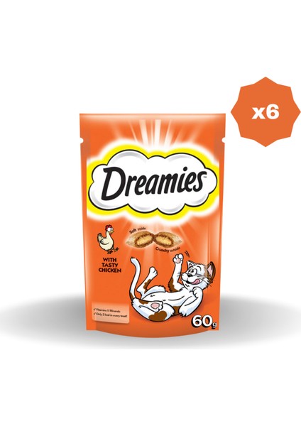 Kedi Ödül Maması Tavuklu 60 gr - (6 Adet)