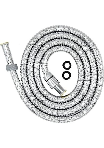 Lüks Duş Seti - 5 Farklı Püskürtmeli Full Krom Kaplama El Duşu + 170 cm Çift Kenetli Duş Spirali modelleri