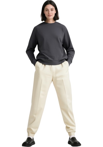 Kadın Regular Fit Yuvarlak Yakalı Sweatshirt fırsatları