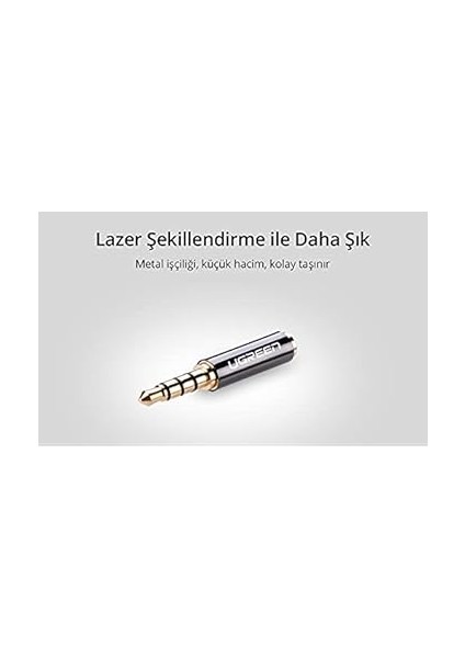 3.5mm'den 2.5mm'ye Jack Dönüştürücü Siyah indirimleri