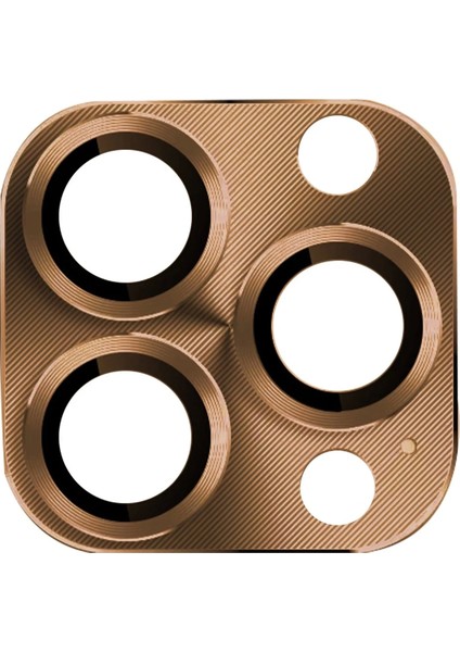 Bfs iPhone 16 Pro Max Pers Alüminyum Kamera Lens - Desert