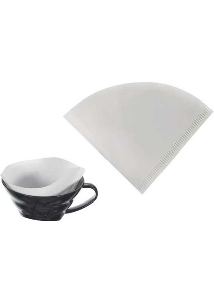 Kahve Filtresi-Kâğıt 02 Beyaz 100 Adet