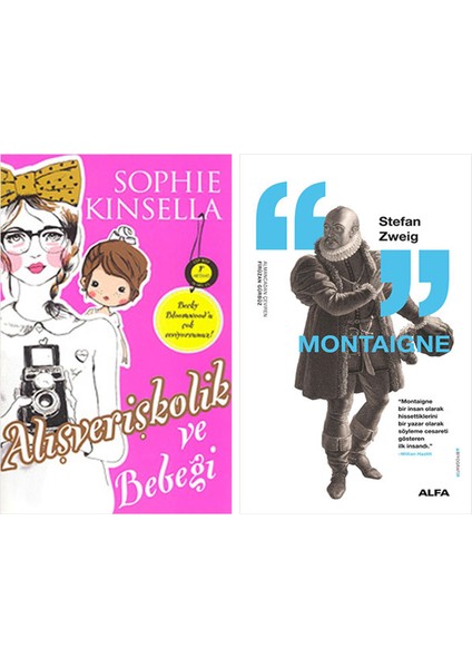 Alışverişkolik ve Bebeği (Cep Boy) + Montaigne