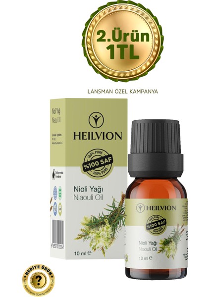 Nioli Uçucu Yağı %100 Saf ve Doğal 10 ml Kadın Sağlığı (Genital Enfeksiyon) & Koku Önleme,Doğal Antiseptik