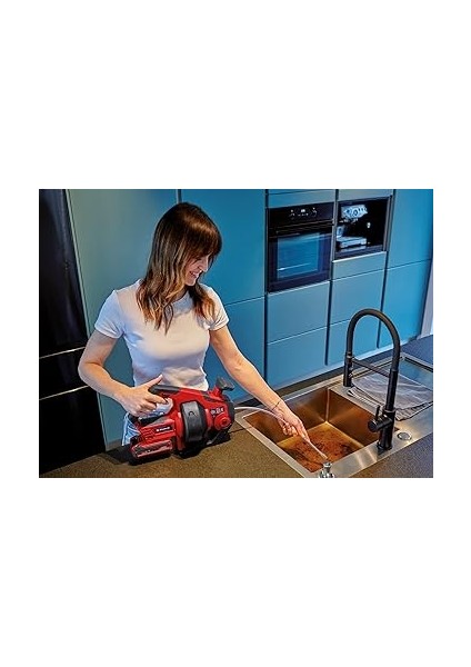 Akülü Boru Açma Makinesi Te-Da 18/760 Li-Solo Power X-Change (18 V, Li-Ion, 7,6 M Temizlik Spirali, 16-55 mm Çapındaki Borular Için Uygun, Akü ve Şarj Cihazı Dahil Değildir) - 4514160 fırsatları