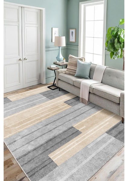 Yeni Desen Yıkanabilir Kaymaz Tabanlı Bohem Tarz Dijital Baskı Salon Halısı, Yumuşak Dokulu Lüks Halı Modeli ve 40 x 60 Bej Renk Dikdörtgen Halı modelleri