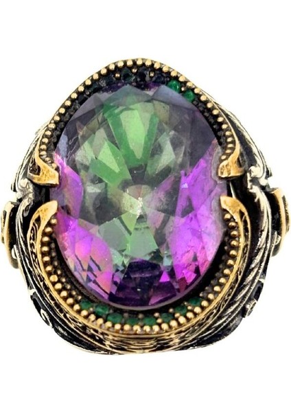 Mistik Topaz Taşlı Otantik Kadın Yüzük fiyatları