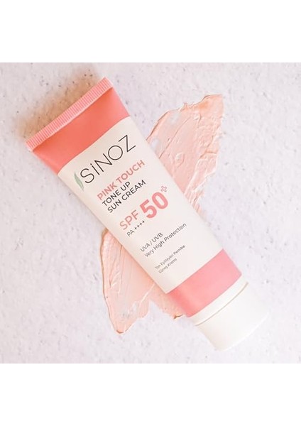 Sinoz Pink Touch SPF50+ Cilt Aydınlatıcı Pembe Yüz Güneş Kremi 50ML-TÜM Ciltler Için-Pa++++ fiyatları