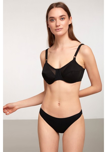 Nelly Kadın Transparan Detaylı Kapsız Balenli Toparlayıcı Sütyen fiyatları