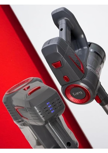 Red Power EPA-1709 Dikey Kablosuz Şarjlı Elektrikli Süpürge, Gri ve Kırmızı fırsatları