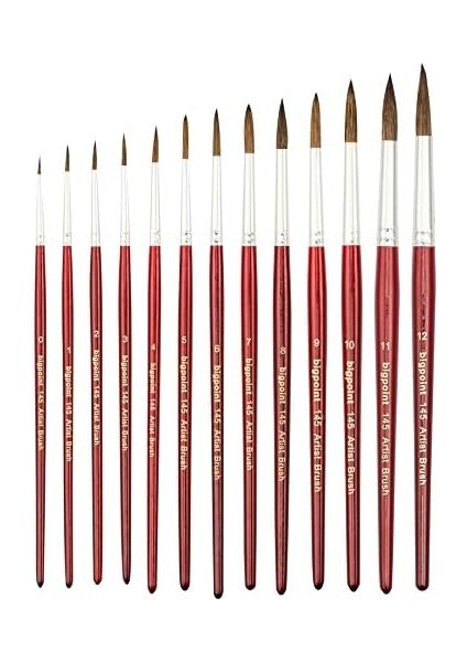 145 Serisi Midilli Kılı Yuvarlak Fırça No: 0