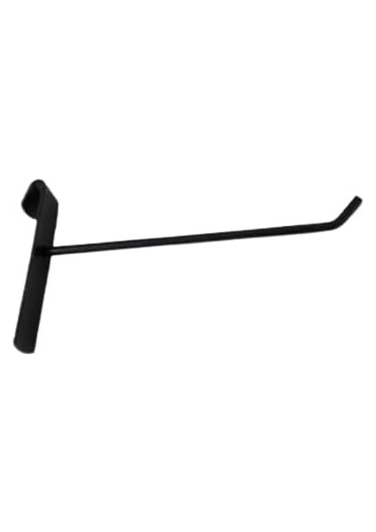 Adet 20 cm Siyah Tel Pano Kancası, Aksesuar Kancası, Bijuteri Mağaza Kancası, Askı Kanca
