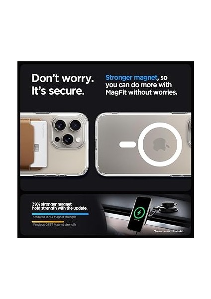 iPhone 15 Pro Max ile Uyumlu Kılıf Ultra Hybrid Magfit Magsafe Özellikli White - ACS06576 indirimleri