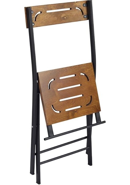 Doğal Ahşap Katlanabilir Bistro Bahçe & Balkon Seti Ceviz indirimleri