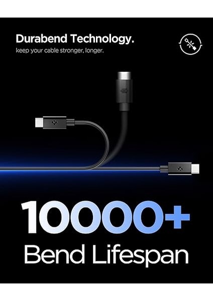 Usb-C To Usb-C 2 Metre Kablo 60W Güç/pps 2.0 Desteği Super Hızlı Şarj / 480 Mbps Data Aktarım Hızı Type-C Ekstra Dayanıklı Black - ACA08720 modelleri