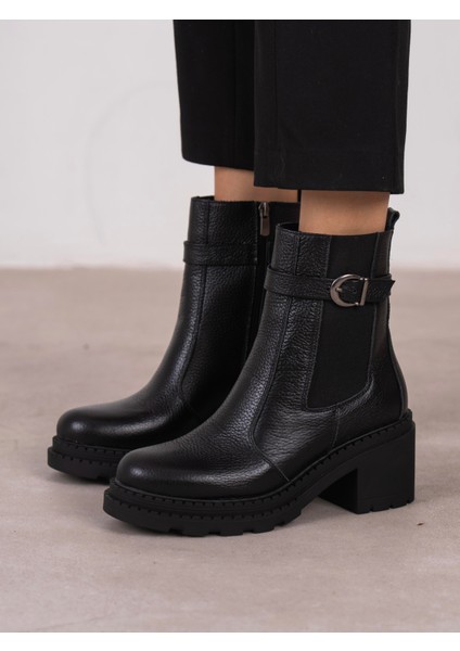 Lumi Siyah Hakiki Deri Kadın Bot fiyatları