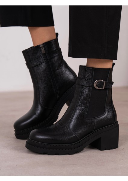 Lumi Siyah Hakiki Deri Kadın Bot modelleri