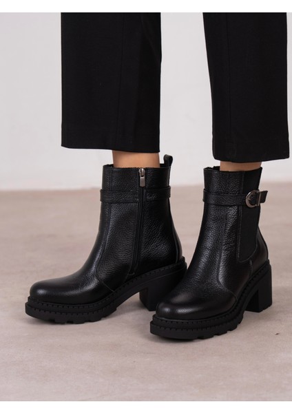 Lumi Siyah Hakiki Deri Kadın Bot indirimleri