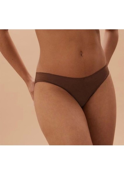 Berrak Kadın Full Licra Düz Bikini Külot 2056