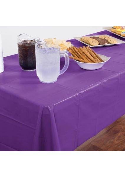 Mor Masa Örtüsü, Siyah Masa Eteği, Mor Arka Fon fiyatları