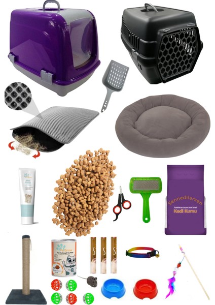 25 Parça Kedi Başlangıç Seti