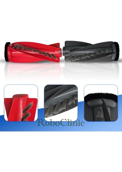 Roborock Q revo Curv (Curve) Robot Süpürge Uyumlu Yedek Fırça, Hepa Filtre - 10 Parça modelleri