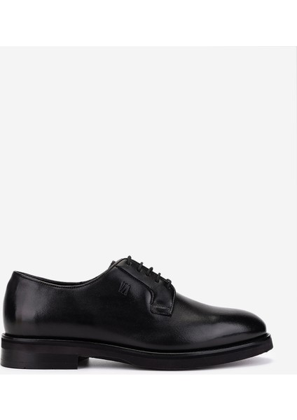 Erkek Hakiki Deri Siyah Klasik Ayakkabı 1157 45-1 Erk Ayk SK25-26 Sıyah