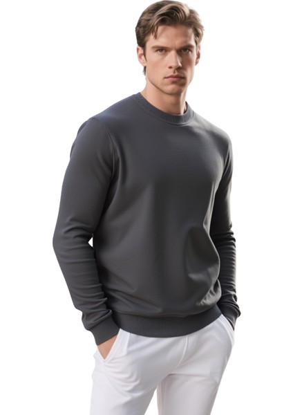 Erkek Regular Fit Yuvarlak Yakalı Sweatshirt modelleri